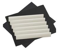 Osso ponte chitarra titanio e sella vuota per chitarra acustica classica basso elettrico mandolino banjo ukulele capotasto,52 x 6 x 10 6Pcs Saddle