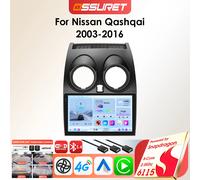 OSSURET 6115 Autoradio Android per Nissan Qashqai 2006-2013, CarPlay, Stereo Auto, Schermo Multimediale, GPS, 8 Core, AutoRadio