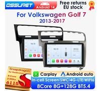 OSSURET 8G 128G AI Android 14 Autoradio Per VW Golf 7 2013-2017 Auto Multimedia GPS Carplay 4G DSP BT 360Camera di Snapdragon6115
