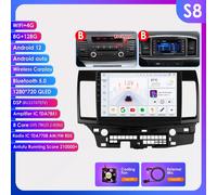 OSSURET Android per Mitsubishi Lancer 2008 2007 - 2013 autoradio lettore Video Stereo multimediale CARPLAY GPS 2 Din 4G LTE Antenna P2-CP A