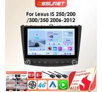 OSSURET Autoradio Android per Lexus IS 250 200 300 350 2006 -2012 Carplay GPS Schermo Multimediale Stereo Wifi 6115 2din Unità principale