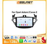 OSSURET CarPlay Android Autoradio GPS per Opel Adam 2013-2016 Opel Corsa E 2015-2019 lettore multimediale per auto 2Din Autoradio Stereo P3-CP