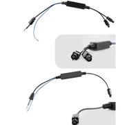 Ossuret cavo convertitore adattatore Antenna Radio RF a testa singola o doppia FAKRA con amplificatore per lettore multimediale per auto Audi VW Benz