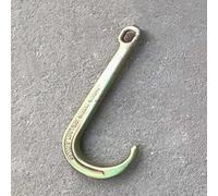 Ostacolo Auto Catena di Traino A Doppio Filo 4T/5T con 2 Ganci di Presa, Lunghezza Catena 1 M, Catena di Traino per Auto in Panne con Gancio A J E Gambo Lungo(4T Single Hook)