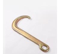 Ostacolo Auto Catena di Traino per Trasporto 4T/5T, Catena di Traino per Trasporto con Gancio A J A Gambo Lungo, Gancio per Rimorchio con 2 Ganci per Camion, Fune Freno(A,4t)