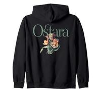 Ostara Blessings Pagan Floral Ostara Celebration Felpa con Cappuccio