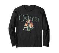 Ostara Blessings Pagan Floral Ostara Celebration Maglia a Manica