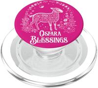 Ostara Blessings Pagan Spring Lamb Floral Moon Ostara PopSockets PopGrip per MagSafe