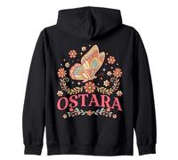 Ostara Blessings Wicca Wiccan Buona Pasqua Eostre Pagan Felpa con Cappuccio
