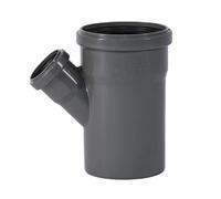 Ostendorf DN110 HTsafe HT - Raccordo a 45°, colore: Grigio