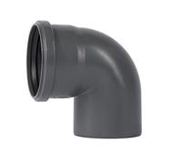 Ostendorf HTsafe arco 87 gradi DN 110 mm tubo HT grigio