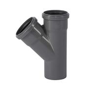 Ostendorf HTsafe - Raccordo di derivazione DN 75/75 mm, tubo HT 45 gradi