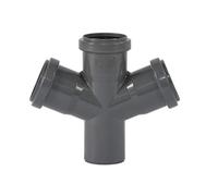 Ostendorf HTsafe - Raccordo doppio DN 50/50/50 mm, 67 gradi