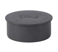 Ostendorf HTsafe - Tappo per manicotto, DN 90 mm, tubo HT, grigio