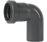 Ostendorf Kunststoffe – Tubo a gomito HTsafe 87° DN 40 mm Grigio