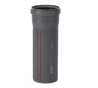 Ostendorf HTsafe - Tubo HT con manicotto DN 110 mm, 250 mm, colore: Grigio