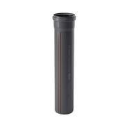 Ostendorf HTsafe - Tubo HT con manicotto DN 110 mm, 500 mm, colore: Grigio
