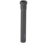 Ostendorf HTsafe - Tubo HT con manicotto DN 40 mm, 250 mm, colore: Grigio