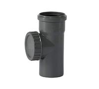 Ostendorf K12755 HTsafe Tubo di pulizia, grigio, DN 75