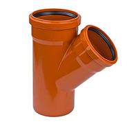 Klasebo Raccordo KG DN160/110 45° per fognatura in PVC-U