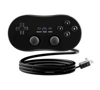 OSTENT Controllore Classico Cablato Gamepad Joystick per Console Nintendo Wii Remote Videogioco Colore Nero