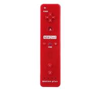 OSTENT Controllore Remoto 2 in 1 Costruito in Motion Plus per Nintendo Wii/Wii U Console di Gioco Colore Rosso