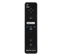 OSTENT Controllore Remoto 2 in 1 Costruito in Motion Plus per Nintendo Wii/Wii U Console di gioco Colore Nero