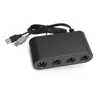 OSTENT Convertitore adattatore controller a 4 porte per Nintendo Gamecube NGC in Wii U/Switch/PC Terminal