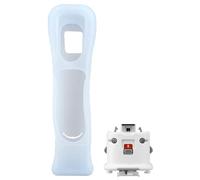 OSTENT Custodia in silicone Motionplus Motion Plus + compatibile per telecomando Nintendo Wii Game Color White