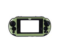 OSTENT Custodia protettiva in alluminio colorato in metallo compatibile per Sony PS Vita PSV PCH-2000 - Colore verde