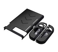 OSTENT Custodia protettiva in alluminio Cover in pelle per Nintendo Console Console Colore Nero