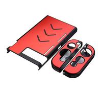 OSTENT Custodia protettiva in alluminio Custodia rigida per Nintendo Console Console Colore Rosso