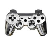 OSTENT Kit di pulsanti di alloggiamento della scatola del controller completo compatibile per controller Sony PS3 Bluetooth - colore argento