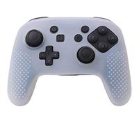OSTENT Pelle in silicone morbido antipolvere per Nintendo Switch Pro controller Colore Bianco