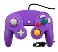 OSTENT Wired Shock Classico Controller Gamepad Joystick Joypad Compatibile per Nintendo GameCube NGC Wii Console Videogiochi Colore Viola