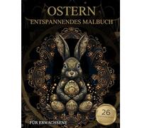Ostern Malbuch Für Erwachsene: Ostereier Muster zum Ausmalen - Stressabbau & Entspannung