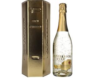 Osterreich Gold - Mit 23 Karat Blattgold Mit Geschenkverpackung, 750 ml