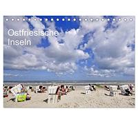 Ostfriesische Inseln (Tischkalender 2026 DIN A5 quer), CALVENDO Monatskalender: Sonne, Strand und Meer