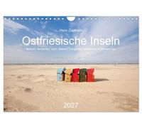 Ostfriesische Inseln (Wandkalender 2027 DIN A4 quer), CALVENDO Monatskalender