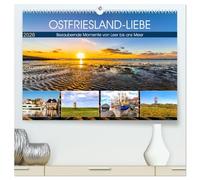 OSTFRIESLAND-LIEBE (hochwertiger Premium Wandkalender 2026 DIN A2 quer), Kunstdruck in Hochglanz: Atemberaubende Momente im Licht der Sonne