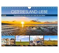 OSTFRIESLAND-LIEBE (Wandkalender 2026 DIN A4 quer), CALVENDO Monatskalender: Atemberaubende Momente im Licht der Sonne