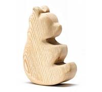 Ostheimer 00550 - Orso a dondolo in legno naturale