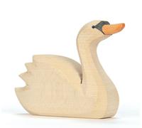 Ostheimer - 15902 - Cigno, testa alta, legno, lavorazione a mano, 8,2 cm x 6,5 c