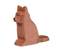 Ostheimer Cane Da Pastore Seduto, Figura In Legno, Giocattolo