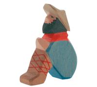 Ostheimer Pastore Seduto Figurina in Legno Krippenfigur 40503