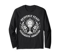 Ostia di Adorazione Eucaristica Cattolica e Devozione Calice Maglia a Manica