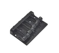 ostituzione Del Ponte Per Chitarra 1 Set Di 4 Corde Per Basso Elettrico Ponte A Sella Nero
