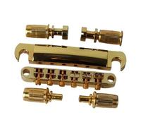 ostituzione Del Ponte Per Chitarra 1 Set Di Ponte E Cordiera Con Perni Per Chitarra Elettrica LP A 6 Corde(Gold)