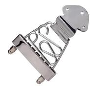 ostituzione Del Ponte Per Chitarra Chitarra Trapezio Cordiera Ponte Accordo Piastra Cromata Nero Oro Migliora Chitarra Elettrica Metallo(Silver)
