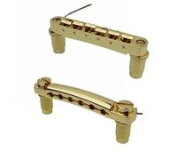 ostituzione Del Ponte Per Chitarra Per LP SG Chitarra Stop Bar Tailpiece Ponte Con Ancore E Perni(Gold)